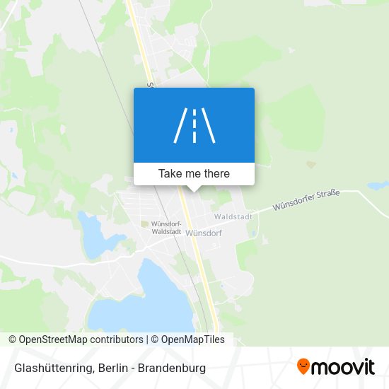 Glashüttenring map