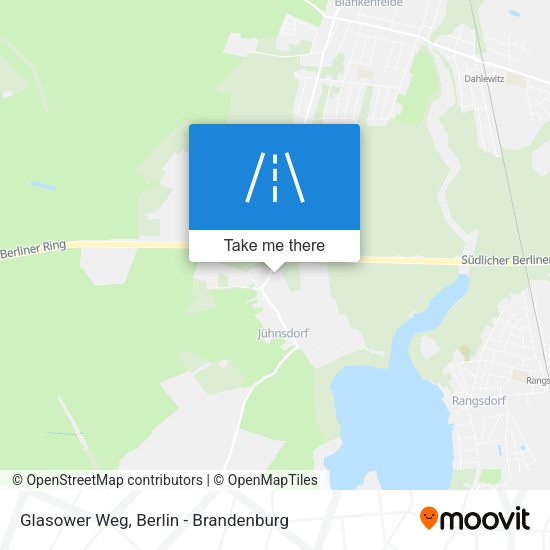 Glasower Weg map