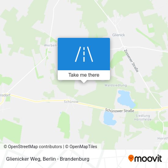 Glienicker Weg map
