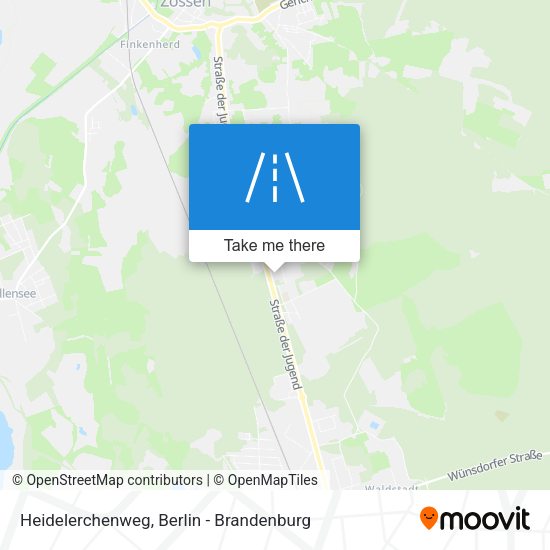 Heidelerchenweg map