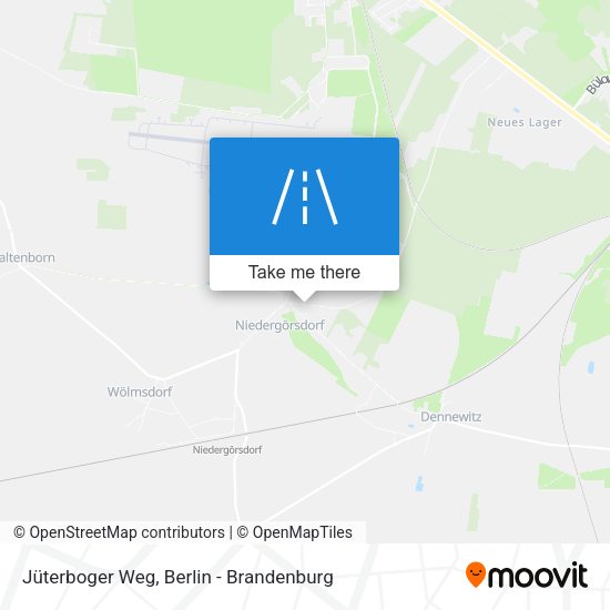 Jüterboger Weg map