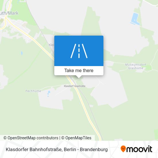 Klasdorfer Bahnhofstraße map