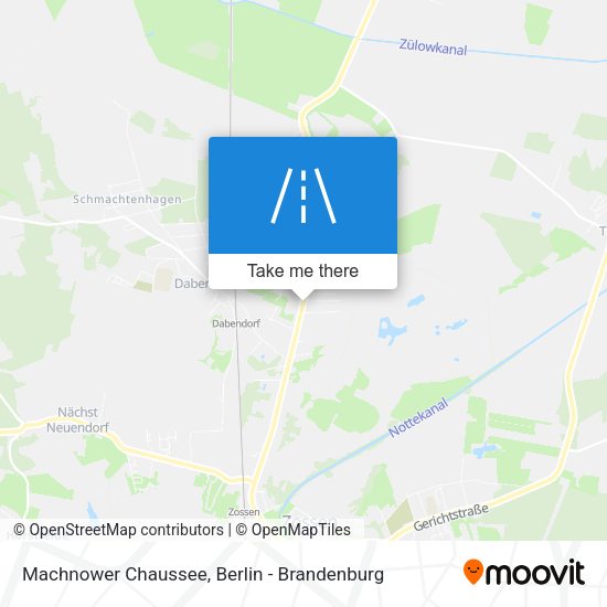Machnower Chaussee map