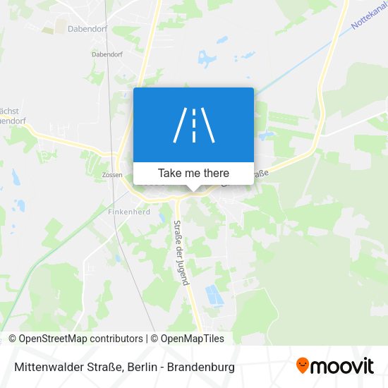 Mittenwalder Straße map