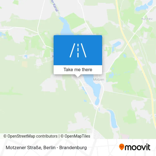 Карта Motzener Straße