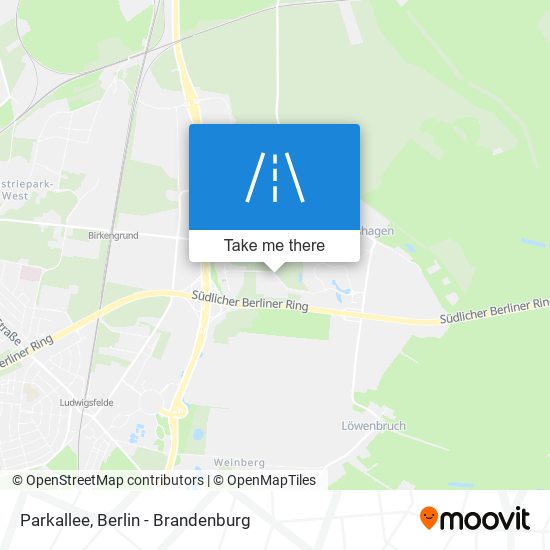 Parkallee map