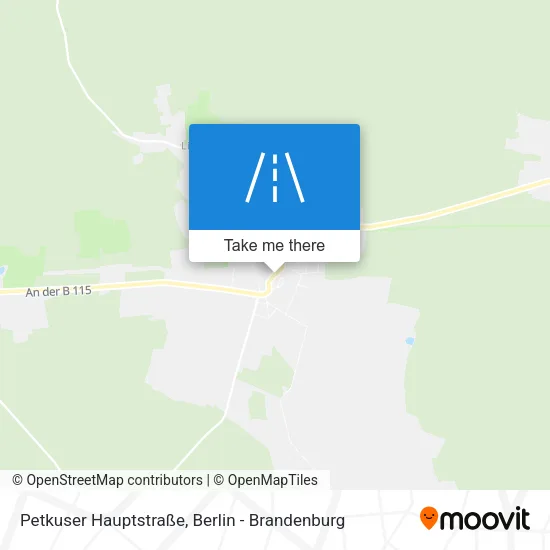 Карта Petkuser Hauptstraße
