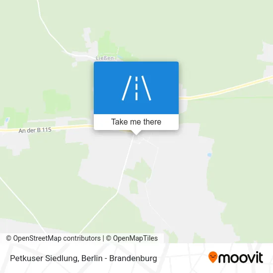 Карта Petkuser Siedlung