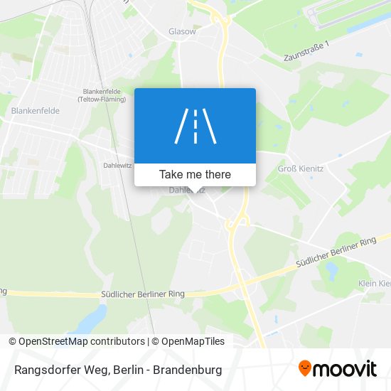 Rangsdorfer Weg map
