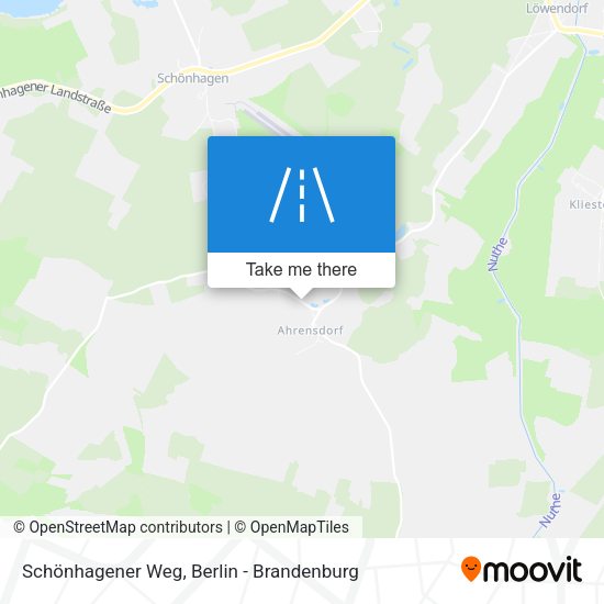 Schönhagener Weg map