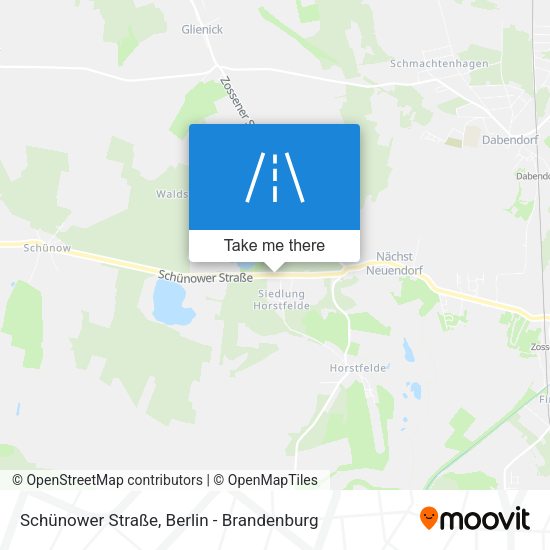 Schünower Straße map