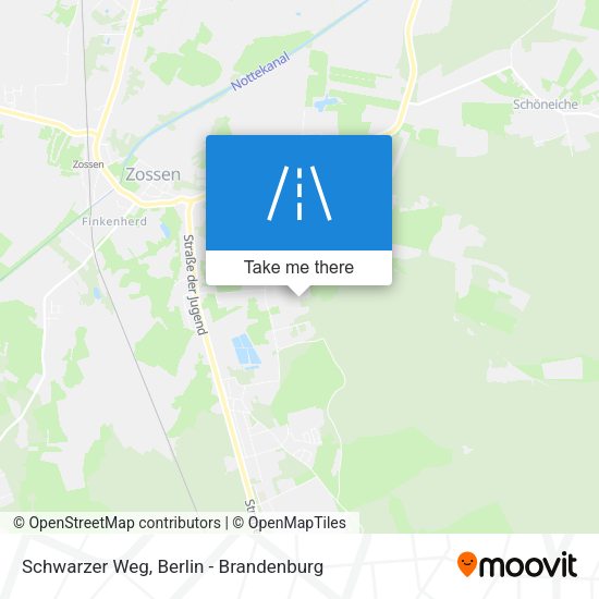 Schwarzer Weg map
