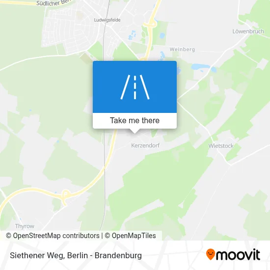 Siethener Weg map