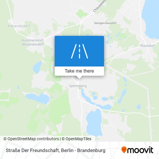 Straße Der Freundschaft map