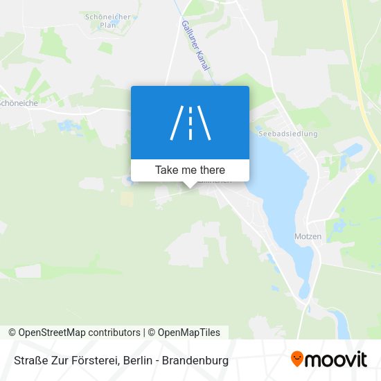 Straße Zur Försterei map