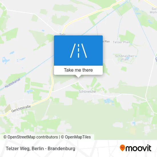 Карта Telzer Weg