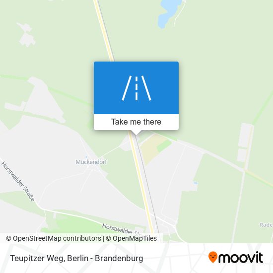 Teupitzer Weg map