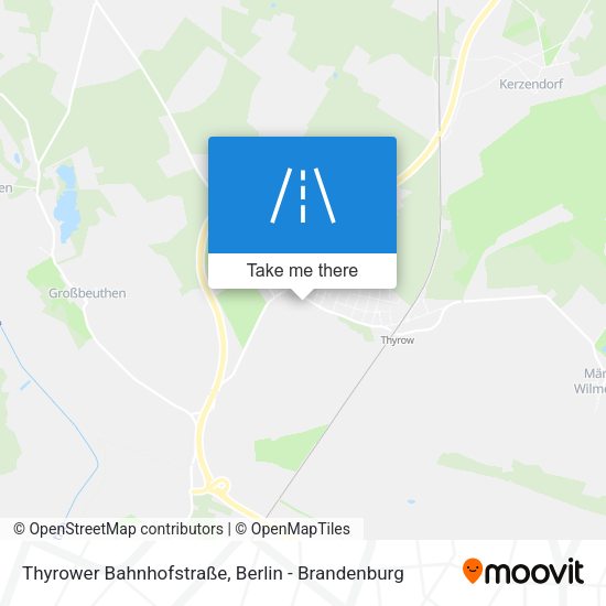 Thyrower Bahnhofstraße map