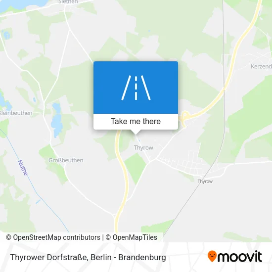 Карта Thyrower Dorfstraße