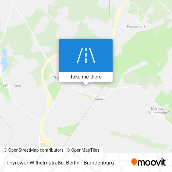 Карта Thyrower Wilhelmstraße