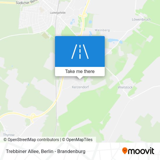 Trebbiner Allee map