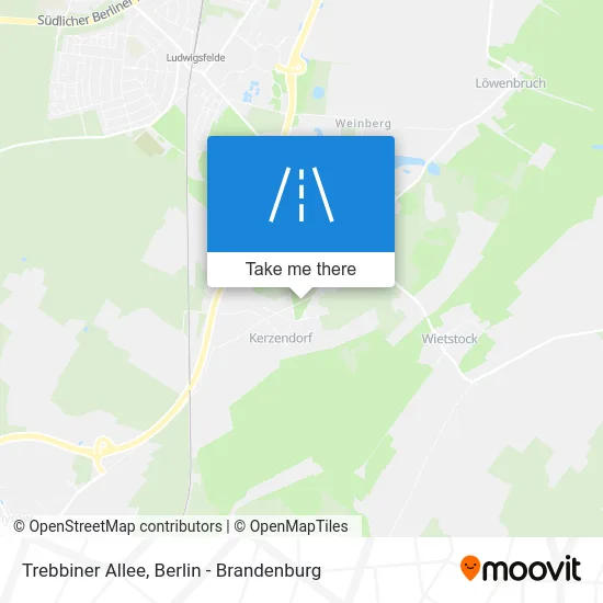 Карта Trebbiner Allee