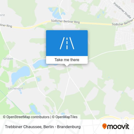 Trebbiner Chaussee map