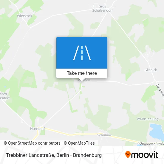 Trebbiner Landstraße map
