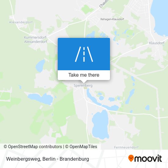 Weinbergsweg map