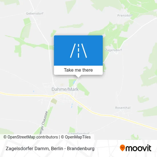 Zagelsdorfer Damm map