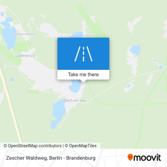 Zescher Waldweg map