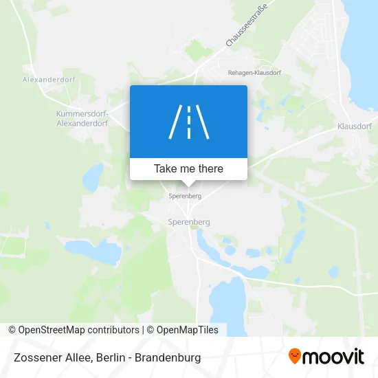 Карта Zossener Allee