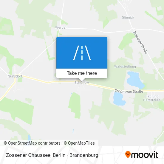 Zossener Chaussee map
