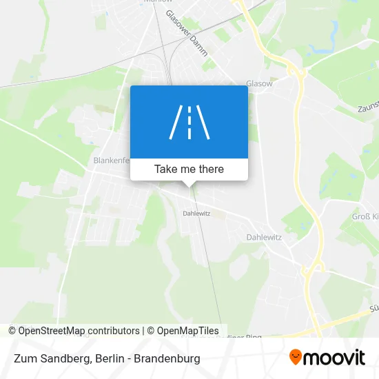 Zum Sandberg map