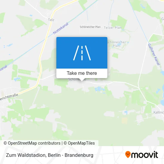 Карта Zum Waldstadion