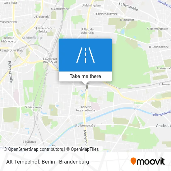 Alt-Tempelhof map