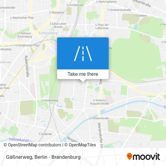 Карта Gäßnerweg