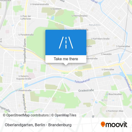 Oberlandgarten map