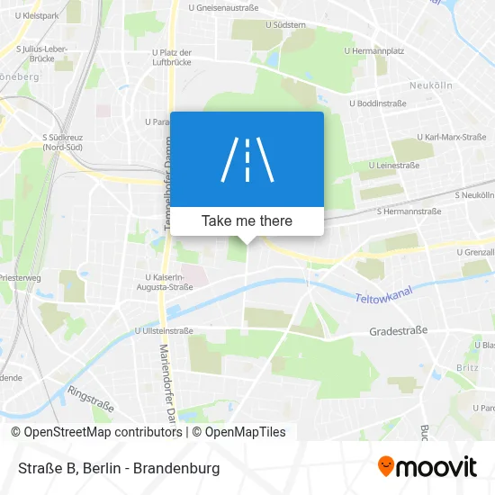 Straße B map