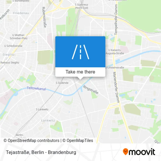 Карта Tejastraße