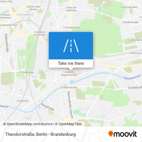 Карта Theodorstraße
