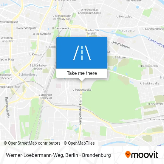 Werner-Loebermann-Weg map