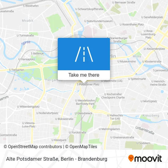 Карта Alte Potsdamer Straße