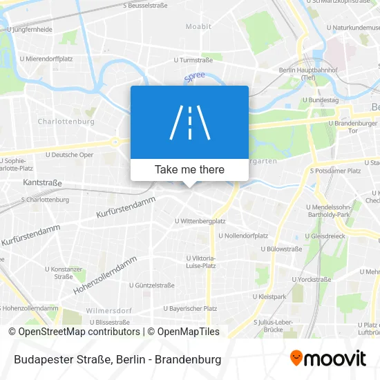 Карта Budapester Straße