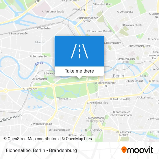 Eichenallee map