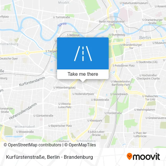 Карта Kurfürstenstraße
