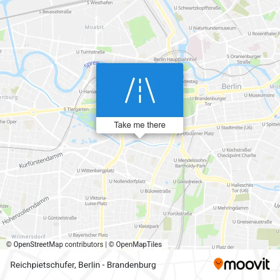 Карта Reichpietschufer