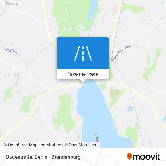 Badestraße map
