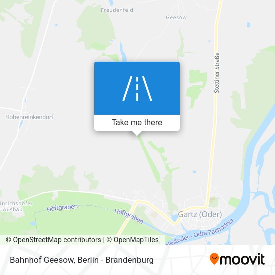 Bahnhof Geesow map