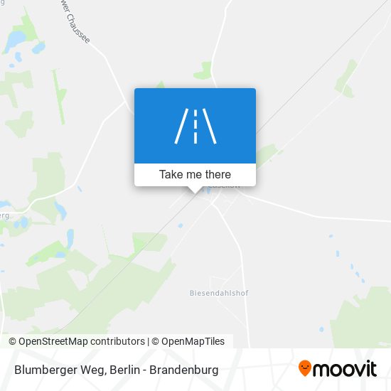 Blumberger Weg map